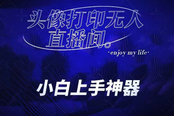 音浪收到手软的蓝海项目。抖音头像打印直播间无人直播,一分钟开播,小白上手神器,一个软件做到,多种直播变现躺盈网-网创项目资源站-副业项目-创业项目-搞钱项目躺盈网