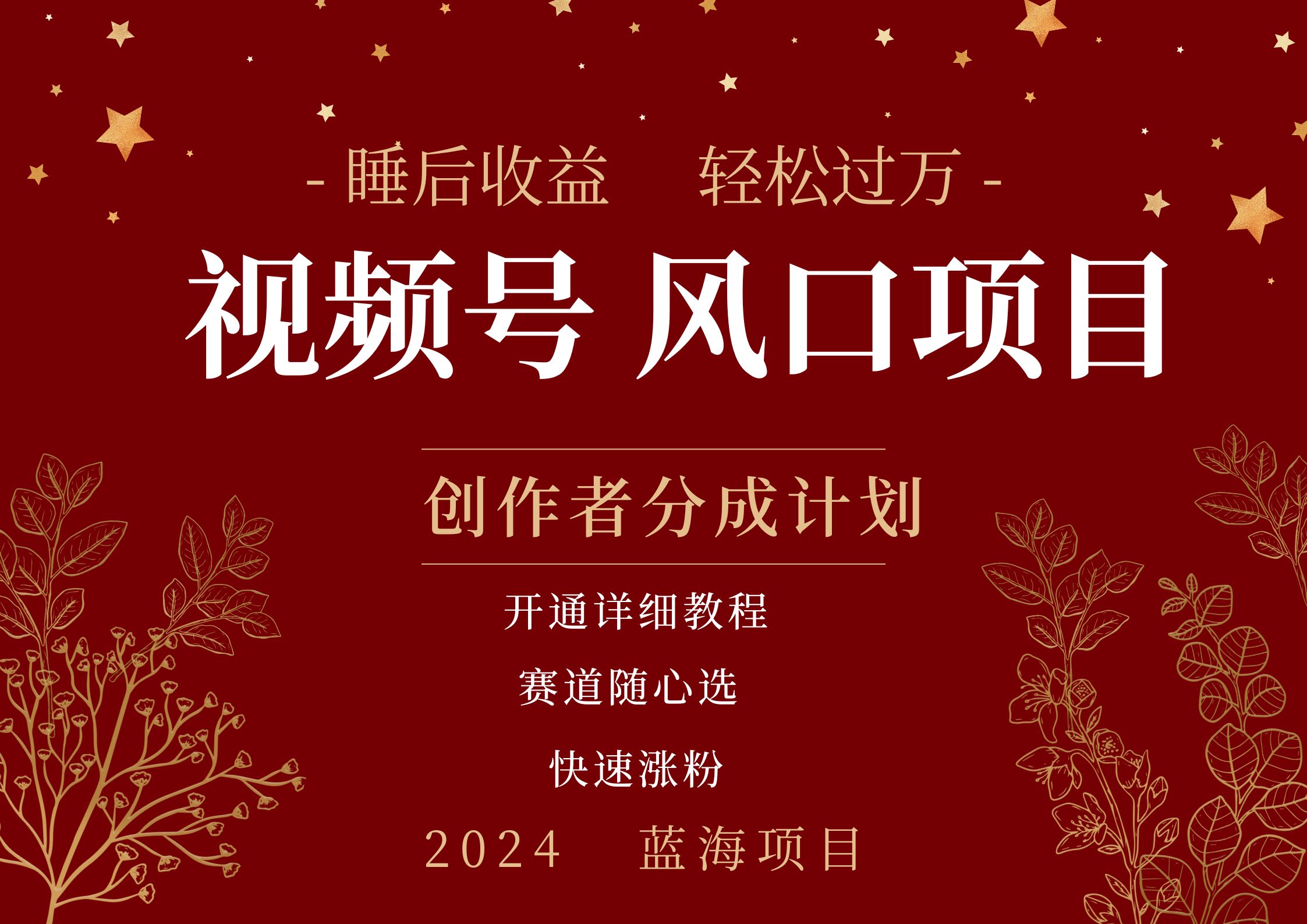 图片[1]躺盈网-网创项目资源站-副业项目-创业项目-搞钱项目拥有睡眠收益的微信视频号大风口项目，轻松月入过万+，多赛道选择，可矩阵，玩法简单轻松上手躺盈网-网创项目资源站-副业项目-创业项目-搞钱项目躺盈网