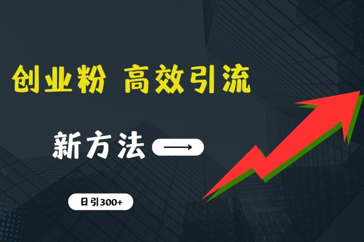 快速引流创业粉：抖音工具号日引300+实战技巧，创业粉引流全攻略，只做实战高手躺盈网-网创项目资源站-副业项目-创业项目-搞钱项目躺盈网