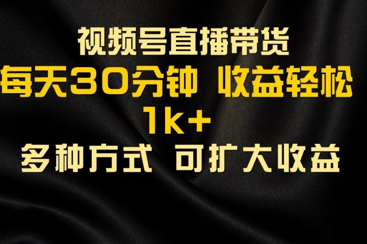视频号直播带货，2024年最新骚操作，独家玩法，小白轻松上手躺盈网-网创项目资源站-副业项目-创业项目-搞钱项目躺盈网