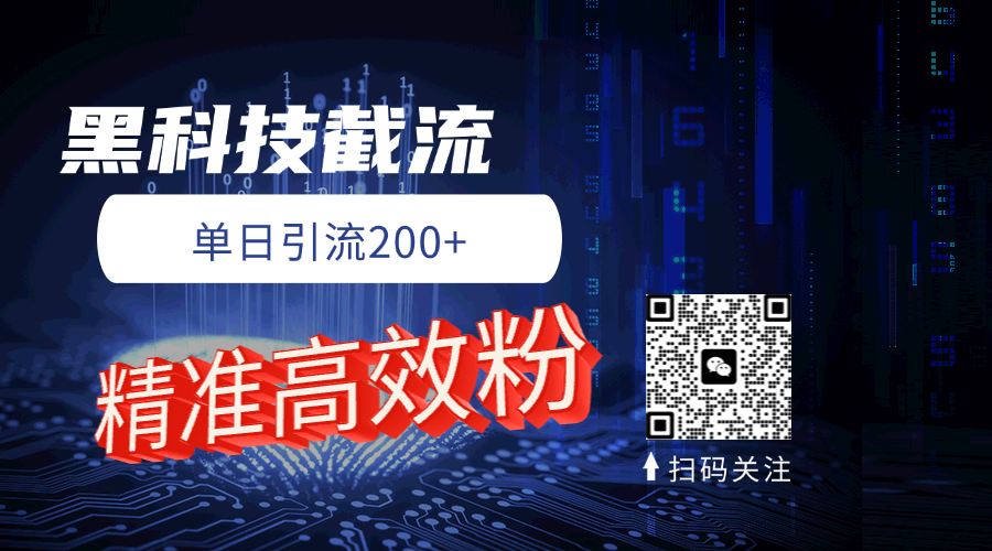 黑科技玩法 精准高效 日引200+躺盈网-网创项目资源站-副业项目-创业项目-搞钱项目躺盈网
