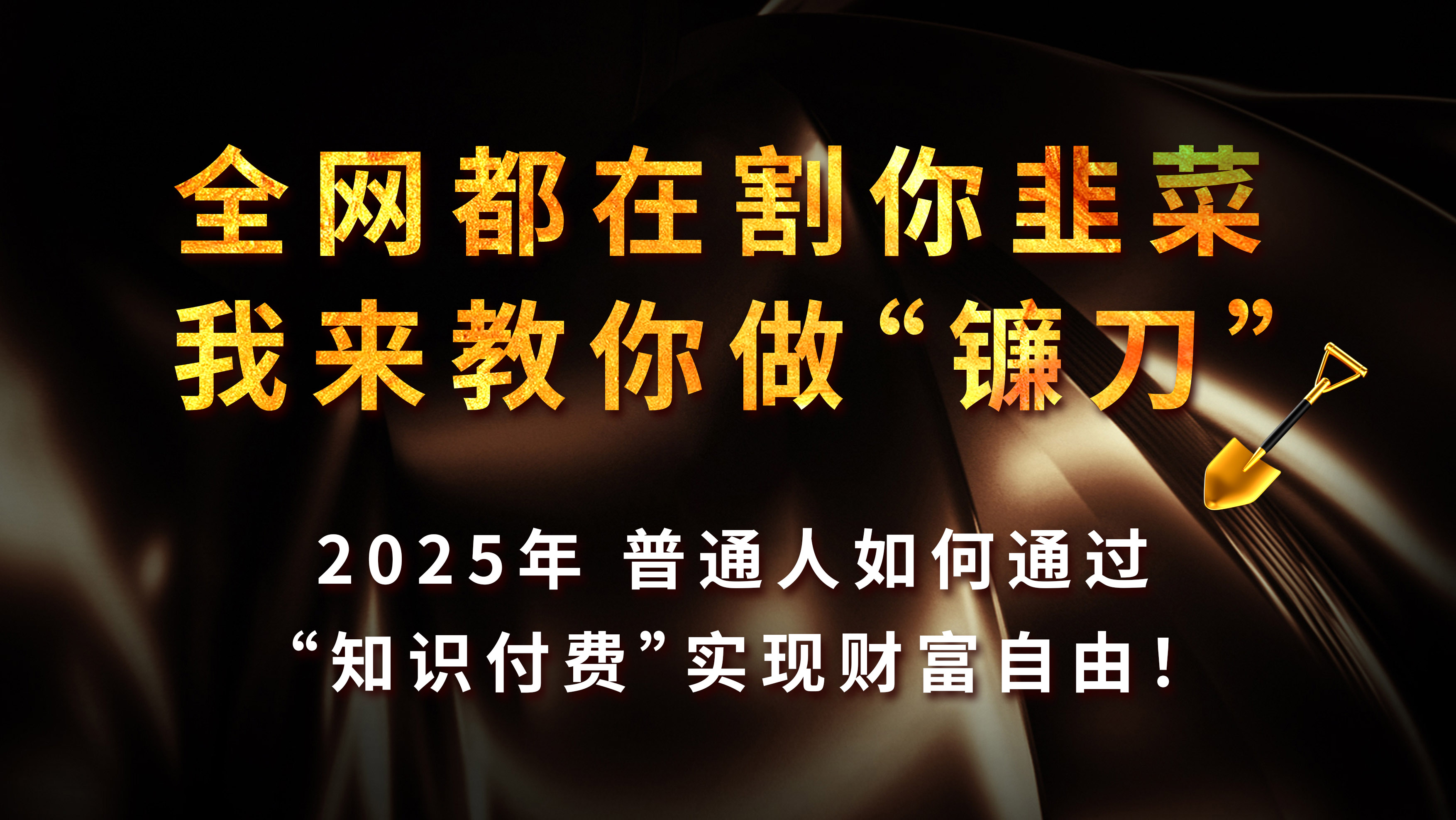 知识付费如何做到月入5w+，2025我来教你做“镰刀”躺盈网-网创项目资源站-副业项目-创业项目-搞钱项目躺盈网