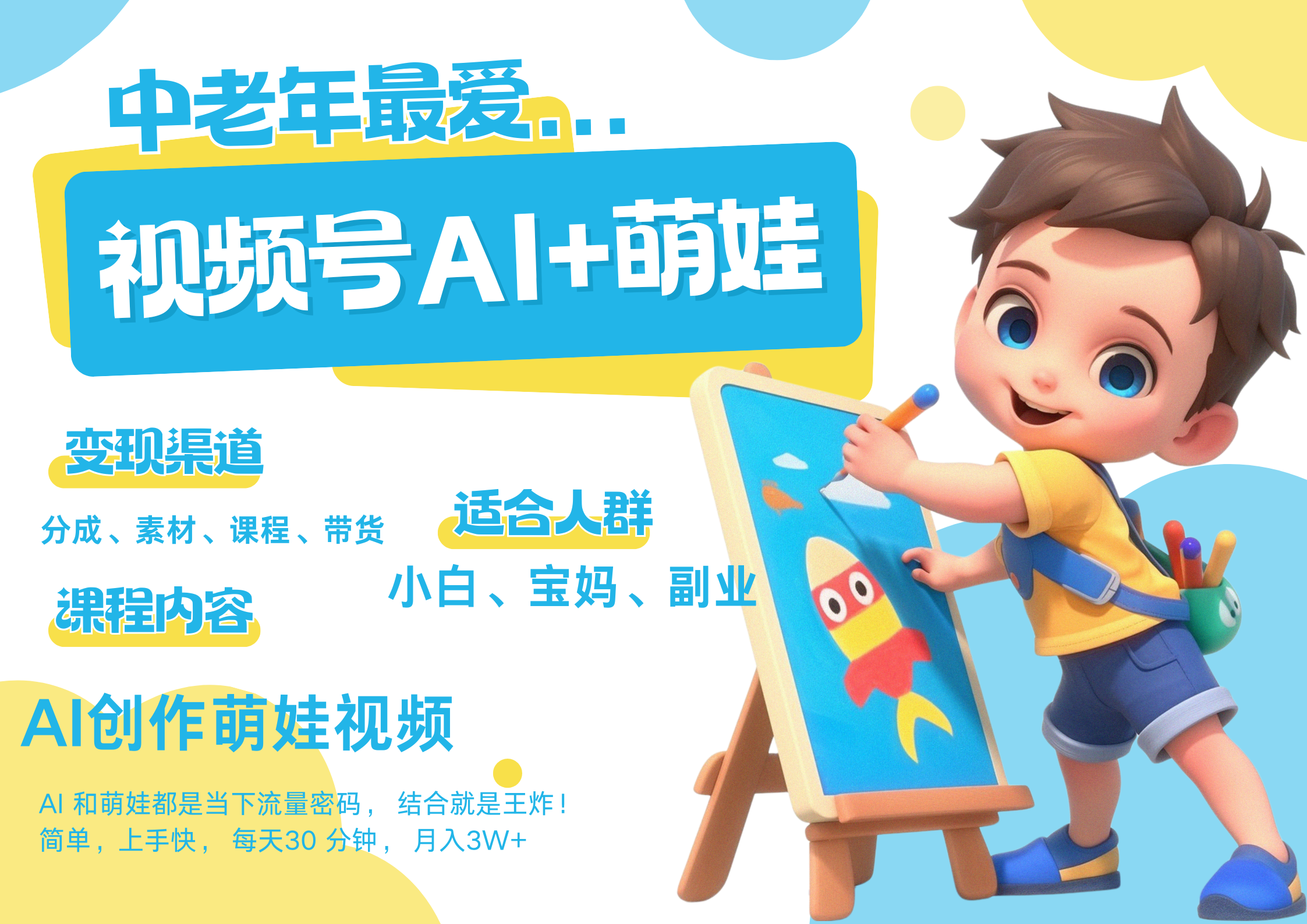 萌娃,又一爆款密码,小白3步上手,爆款率80%,每天十分钟,轻松AI变现萌娃搞钱,带货、素材、分成都非常猛,泼天流量,发布就爆!月入5W,抓紧学!躺盈网-网创项目资源站-副业项目-创业项目-搞钱项目躺盈网