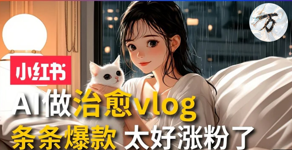 图片[1]躺盈网-网创项目资源站-副业项目-创业项目-搞钱项目AI治愈系vlog动画视频，小红书7天 涨粉破千，商单报价1500+，0成本制作，日入2000+，有手就会 躺盈网-网创项目资源站-副业项目-创业项目-搞钱项目躺盈网