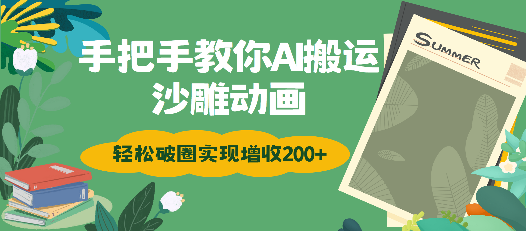 手把手教你用AI搬运沙雕动画轻松破圈实现增收200+躺盈网-网创项目资源站-副业项目-创业项目-搞钱项目躺盈网