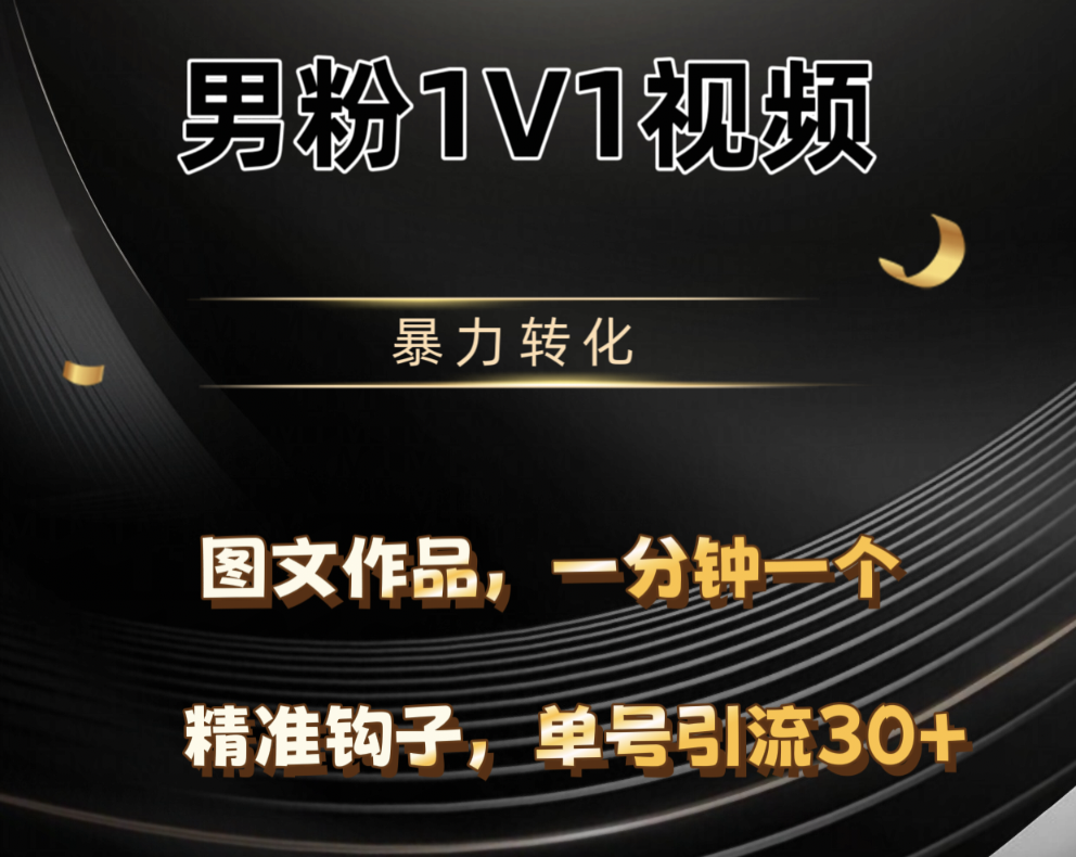 男粉1V1视频,硬改摄像头,高客单暴力转化,单日600+躺盈网-网创项目资源站-副业项目-创业项目-搞钱项目躺盈网